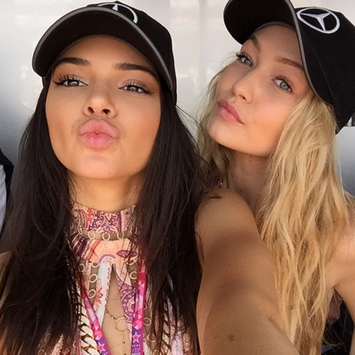 Kendall och Gigi Hadid på Grand Prix i Monaco. Kendall och Gigi Hadid på Grand Prix i Monaco.